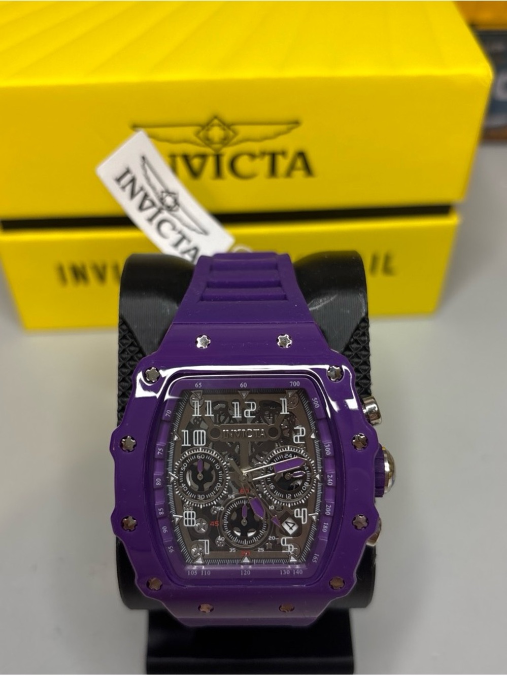 Invicta Racing Nitro Purple Rain Multi-Function Chronograph Watch